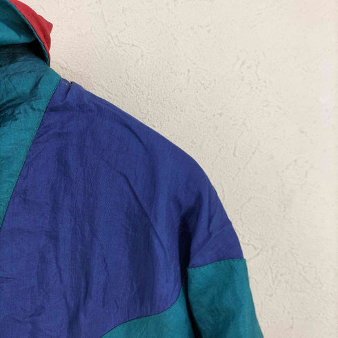 アスレチックワークス ATHLETIC WORKS アシンメトリーデザイン ナイロンジャケット メンズ JPN:M