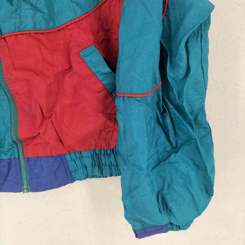 アスレチックワークス ATHLETIC WORKS アシンメトリーデザイン ナイロンジャケット メンズ JPN:M