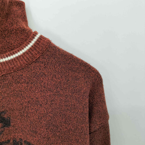 デサントゴルフ descente GOLF ロゴプリント ハーフジップ ライナー付 ニット セーター ゴルフウェア メンズ JPN:M