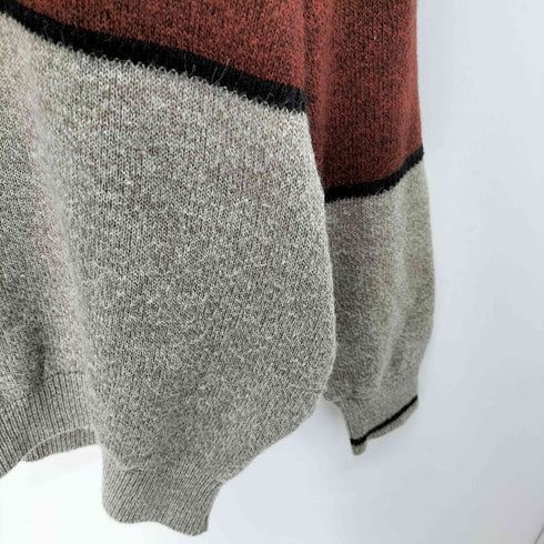 デサントゴルフ descente GOLF ロゴプリント ハーフジップ ライナー付 ニット セーター ゴルフウェア メンズ JPN:M