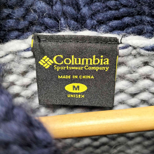 コロンビア Columbia マルチカラー ウールニットカーディガン メンズ JPN:M