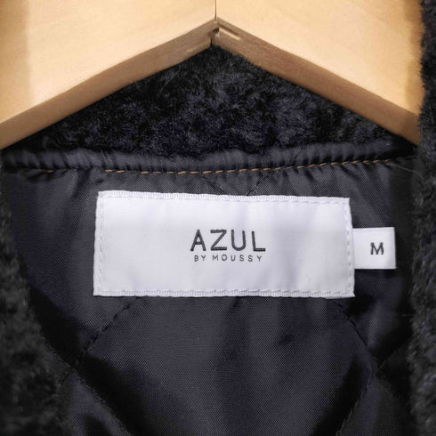 アズールバイマウジー AZUL by moussy ECO SUEDE G-1 BLOUSON スエード 襟ボア ジャケット メンズ JPN:M