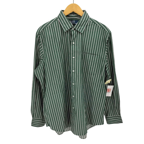 ポロバイラルフローレン Polo by RALPH LAUREN RIVIERA CLASSIC FIT ストライプ プリント L/S ドレス シャツ メンズ import:L