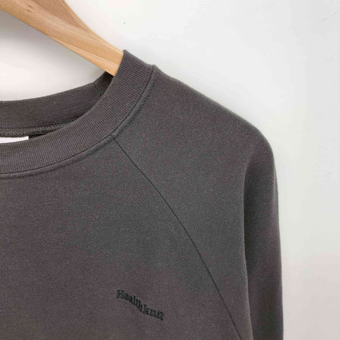 ヘルスニット Healthknit CLASSIC SWEAT ロゴ 刺繍 クルーネック スウェット メンズ import:L