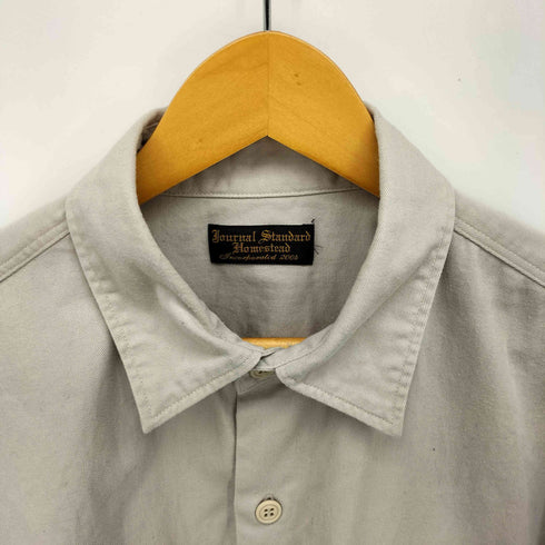 ジャーナルスタンダードホームステッド JOURNAL STANDARD J.S HOMESTEAD 30/-TWILL ワークシャツ メンズ JPN:L