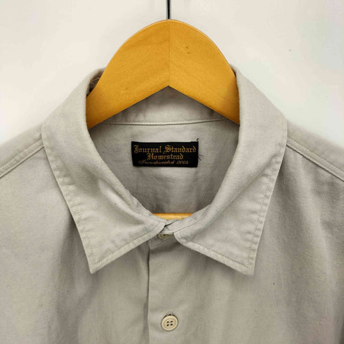 ジャーナルスタンダードホームステッド JOURNAL STANDARD J.S HOMESTEAD 30/-TWILL ワークシャツ メンズ JPN:L