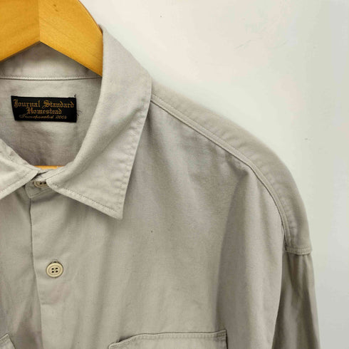 ジャーナルスタンダードホームステッド JOURNAL STANDARD J.S HOMESTEAD 30/-TWILL ワークシャツ メンズ JPN:L