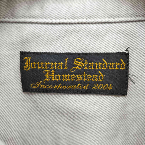 ジャーナルスタンダードホームステッド JOURNAL STANDARD J.S HOMESTEAD 30/-TWILL ワークシャツ メンズ JPN:L