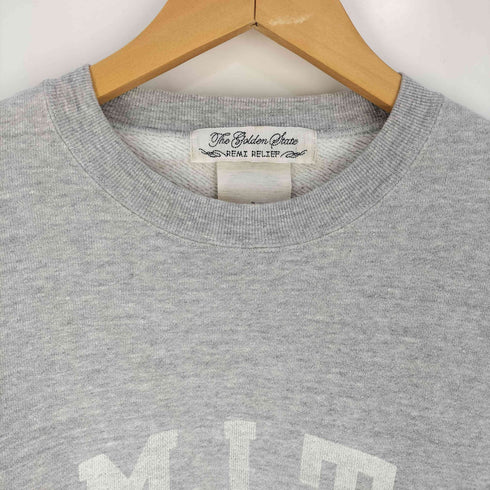 レミレリーフ REMI RELIEF M.I.T クルーネックスウェット レディース FREE
