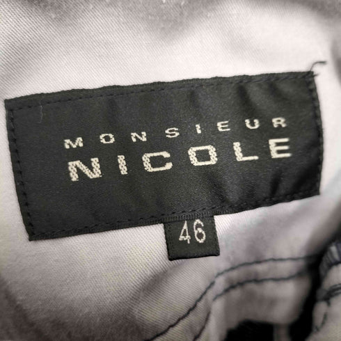 ムッシュ二コル MONSIEUR NICOLE コットンアクリルカーゴパンツ メンズ JPN:46