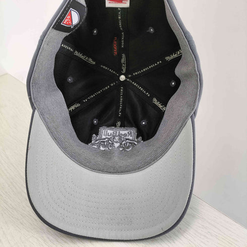 ミッチェルアンドネス mitchell&ness 刺繍ロゴ 6パネルキャップ レディース M