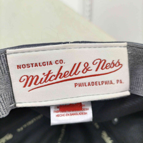 ミッチェルアンドネス mitchell&ness 刺繍ロゴ 6パネルキャップ レディース M