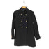 ザラ ZARA ウール ダブルブレストコート レディース import:XL