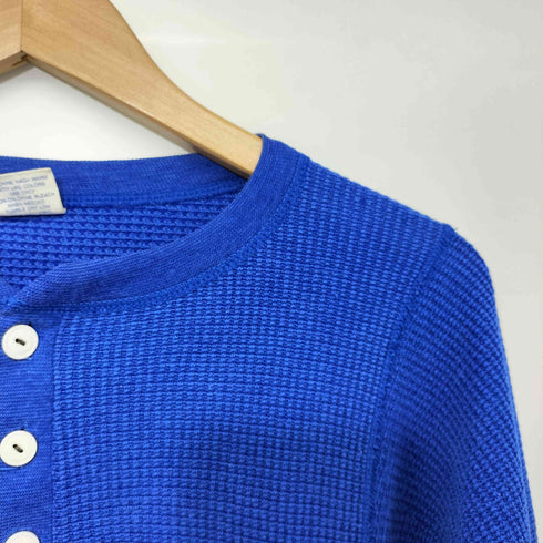 ジェイイーモーガン J.E.MORGAN 90s USA製 ヘンリーネック サーマル メンズ import:L