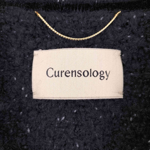 カレンソロジー curensology ツイーディヤーンニットベスト レディース FREE