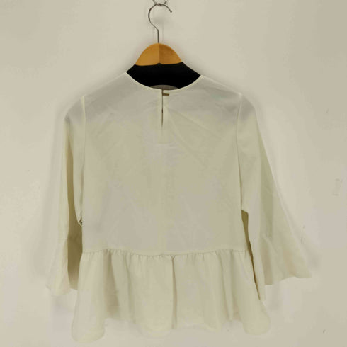 ユナイテッドアローズグリーンレーベルリラクシング UNITED ARROWS green label relaxing パウドレ ペプラム ブラウス レディース
