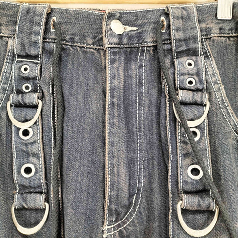 トリップニューヨークシティ TRIPP NYC X-STRAP PANT BLACK DENIM メンズ JPN:S