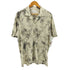 ザラ ZARA 総柄 オープンカラー S/S シャツ メンズ import:XL