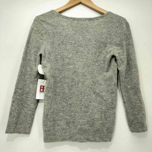 マカフィー MACPHEE ウールカシミヤ ヘンリーネック ニット レディース JPN:1