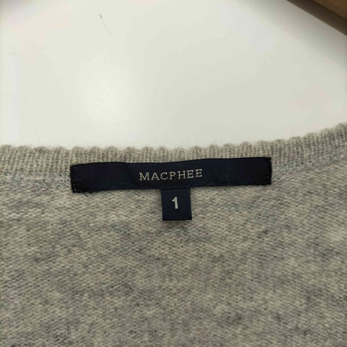 マカフィー MACPHEE ウールカシミヤ ヘンリーネック ニット レディース JPN:1