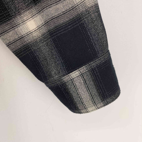ハフ HUF オンブレ ジップアップ ジャケット PLAID ZIP SHIRT メンズ JPN:M