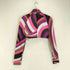 エミリオプッチ EMILIO PUCCI 総柄 クロップド ハイネック トップス レディース import:M