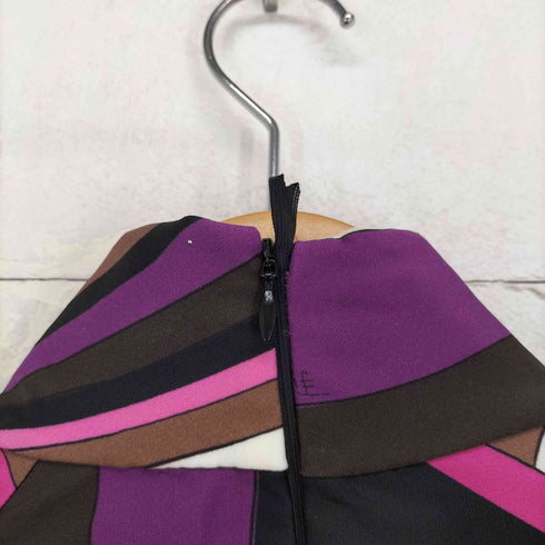 エミリオプッチ EMILIO PUCCI 総柄 クロップド ハイネック トップス レディース import:M