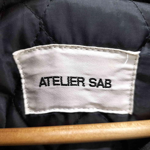 アトリエサブ ATELIER SAB Y2K ファイヤーマン クロップド 中綿ジャケット レディース