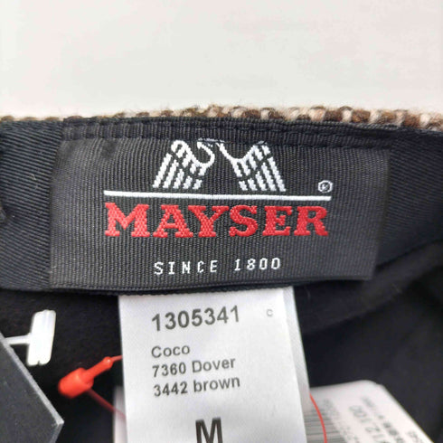MAYSER スロバキア製 ウール混 ハンチングキャップ メンズ M