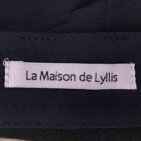 ラメゾンドリリス La Maison de Lyllis ウールナイロン 6パネルキャップ レディース 55-58cm