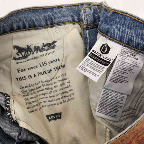 リーバイス Levis ボタン裏刻印4102 ジップフライ 5ポケット 革パッチ デニム パンツ メンズ US:32-33