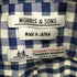 モリスアンドサンズ MORRIS & SONS チェック柄 L/S BD シャツ メンズ JPN:1