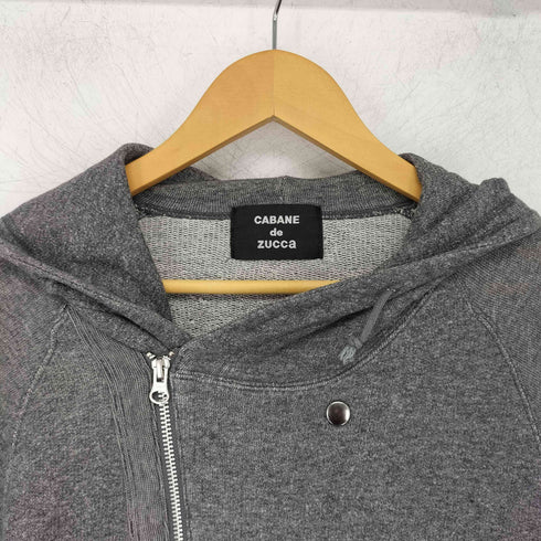 カバンドズッカ CABANE de ZUCCa 変形 zip ロングジップパーカー メンズ JPN:L