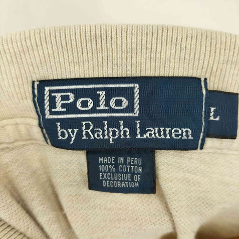 ポロバイラルフローレン Polo by RALPH LAUREN スモールポニー刺繍 S/S ポロシャツ メンズ import:L