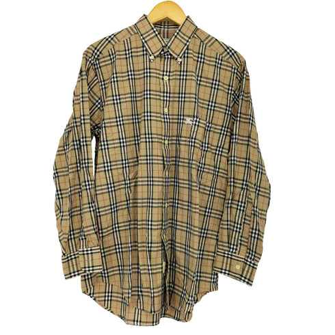 バーバリーロンドン BURBERRY LONDON ノヴァチェック ボタンダウンシャツ 香港製 メンズ JPN:M