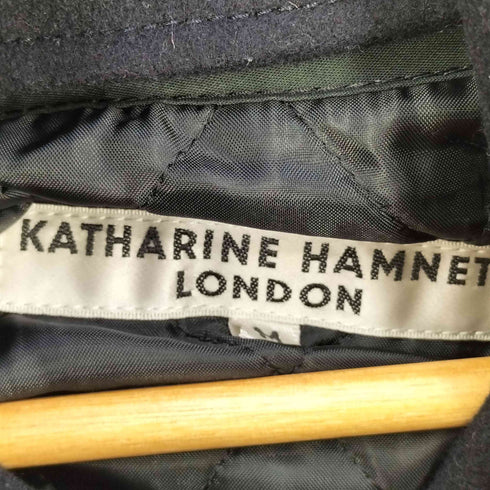 キャサリンハムネットロンドン KATHARINE HAMNETT LONDON フーデッド ウールハーフコート メンズ JPN:M