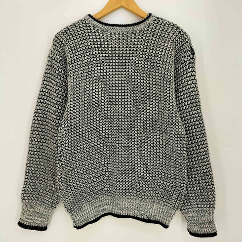 IVY CLUB 総柄 編み クルーネック ニット メンズ import:M