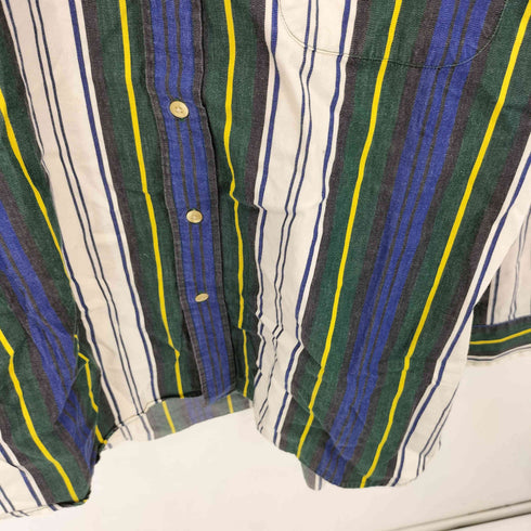 トミーヒルフィガー TOMMY HILFIGER マルチストライプ BD L/S シャツ メンズ L