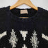 ロートレアモン LAUTREAMONT HAND KNIT ウールアクリルナイロン総柄ニット レディース