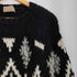 ロートレアモン LAUTREAMONT HAND KNIT ウールアクリルナイロン総柄ニット レディース