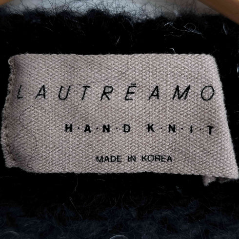 ロートレアモン LAUTREAMONT HAND KNIT ウールアクリルナイロン総柄ニット レディース