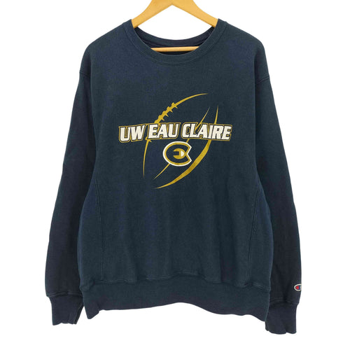 チャンピオン Champion 00s PREMIUM REVERSE WEAVE UW EAU CLAIRE プリント クルーネックスウェット メンズ