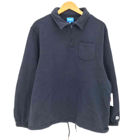 BENTIDEA ハーフジップスウェット メンズ L