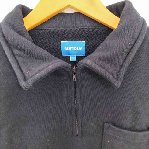 BENTIDEA ハーフジップスウェット メンズ L