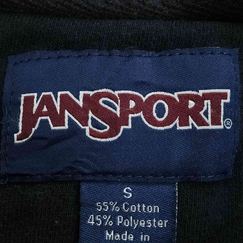 ジャンスポーツ JanSport カンボジア製 ハーフジップ スウェット メンズ import:S