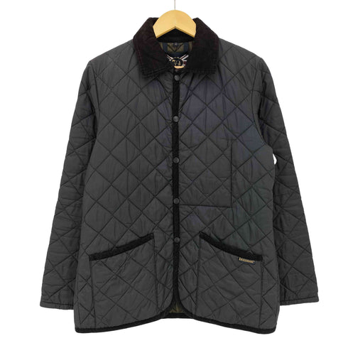 ラベンハム LAVENHAM 襟コーデュロイ切替 キルティングジャケット メンズ import:S