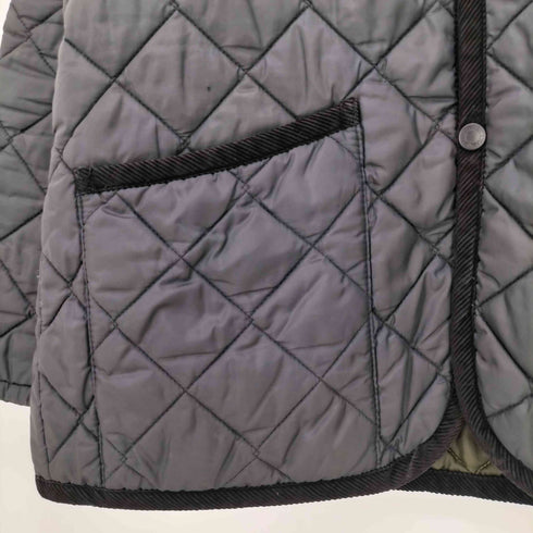 ラベンハム LAVENHAM 襟コーデュロイ切替 キルティングジャケット メンズ import:S