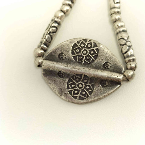 カレンシルバー ビーズ ブレスレット レディース