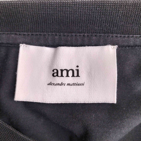 アミアレクサンドルマテュッシ AMI ALEXANDRE MATTIUSSI ハートロゴ刺繍クルーネックTシャツ メンズ