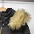 ザラ ZARA Puffer Coat 中綿 ロング ファー コート レディース import:S